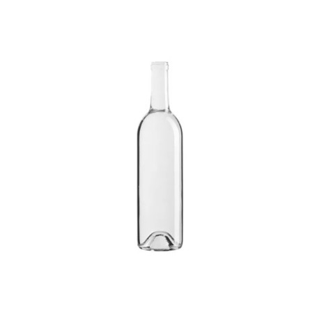 Botella de Vino - Transparente - 750 Ml - Caja 12 Piezas