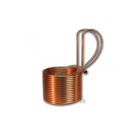 Wort Chiller de Cobre XL 1/2 x 50 - Conectores Vinyl